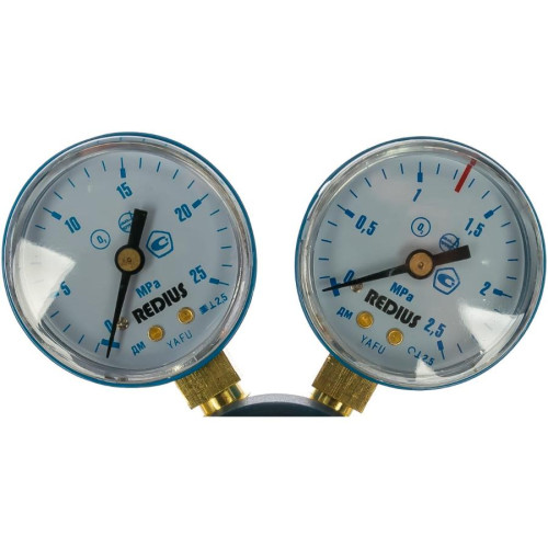 Редуктор газосварочный РЕДИУС кислород БКО-50-2 НЕВА (давл. 20/1,25 МПа; 50 м3/ч)