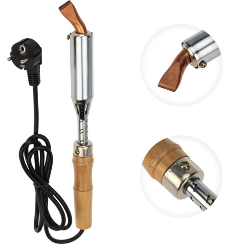 Паяльник 200Вт деревянная ручка Rexant 12-0211