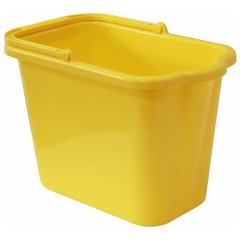 Ведро пл 9.5 л желтое со сливом Idea М2420