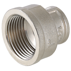 Муфта переходная латунная никелированная VT ф 1