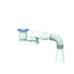 Сифон для душевого поддона UNICORN G22 1 1/2''х40 с гибкой трубой 40х50