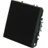 Переключатель 1-кл ЭМИЛИ перекрестный черный RSW10-5110-05