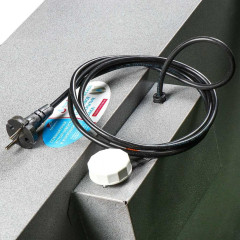 Душ садовый (бак антикор. 128 л с ЭВН, стойки, шторки ПВХ, поддон) (243821)