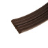 Уплотнитель KIM TEC Е-профиль, коричневый 9х4мм (цена за 1м двойного)