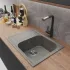 Мойка комп. MIXLINE ML-GM18 490х640x190мм, темно-серая, сифон
