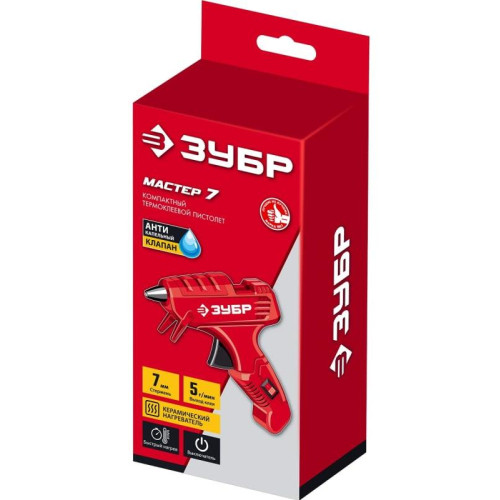Пистолет клеевой ЗУБР Мастер 7мм (06851-7)
