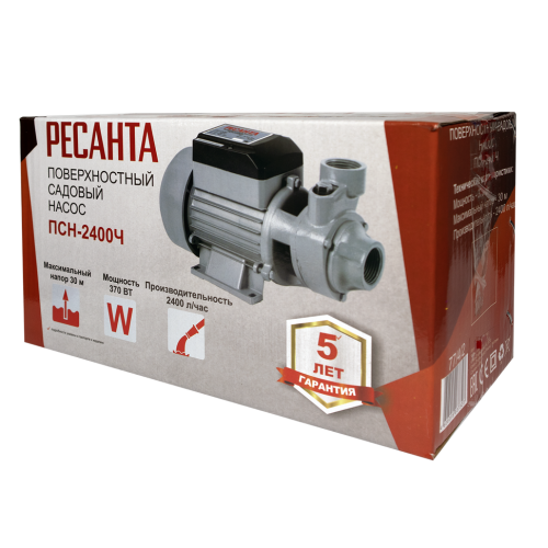 Насос поверхностный РЕСАНТА ПСН-2400Ч (77/4/2) (*12)