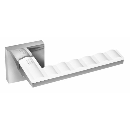 Ручки раздельные PALIDORE 607 NCW/PC белый/хром (17213)