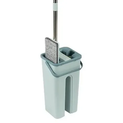 Швабра РЫЖИЙ КОТ CLEAN HANDS ведро с отжимом, швабра, насадки 310459 (227408)