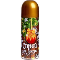 Спрей для новогоднего декора Золото 250мл (2317250)