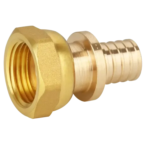 Муфта с накидной гайкой аксиальная латунная GAPPO ф 25 мм х 3/4