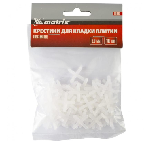 Крестики для плитки MATRIX 3,0мм 100шт (88090)