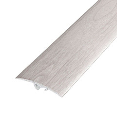 Порог-кант 41мм 1,8 разноуровневый ясень белый (Лука ПР 06.1800.106)