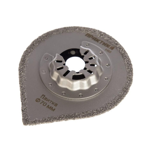 Насадка для резака ПРАКТИКА (240-324) 70мм режущая - шлифовальная для углов HM по плитке и дереву