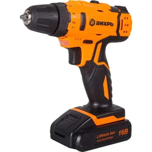 Шуруповерт ВИХРЬ ДА-16Л-2КА (72/14/49) (*15)