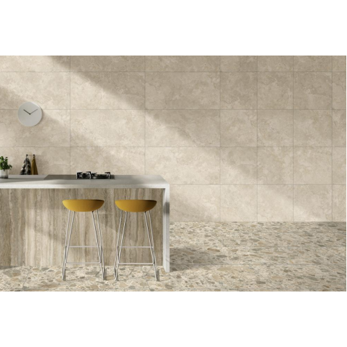 Плитка керамогранит 1200*600 VITRA CityStone Травертин Клауд Матовый R10A 7Рек (за 1 м2)