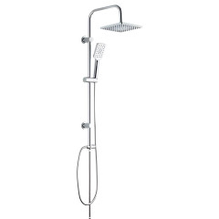 Душевая стойка без смесителя G-LAUF с тропическим душем UST-1090, хром