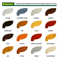 Текстурное покрытие Акватекс-ЭКСТРА ДУБ 2,7л