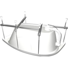 Ванна акриловая ТРИТОН Изабель левая на раме