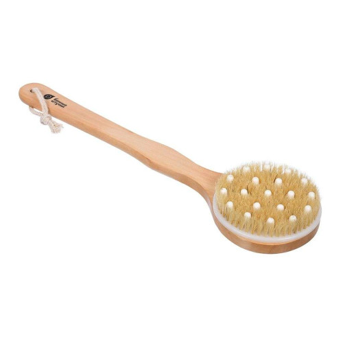 Щетка деревянная, комбинированная с массажером 