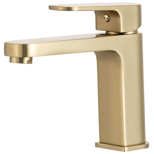 Смеситель для умывальника FRAP F1089-3, сатин золотой