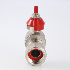 Кран шаровый угловой ф 1/2