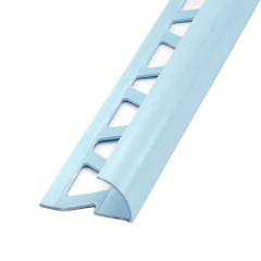 Раскладка под плитку 7-8мм наруж. 2,5м Светло- голубой (25шт) РАСПРОДАЖА