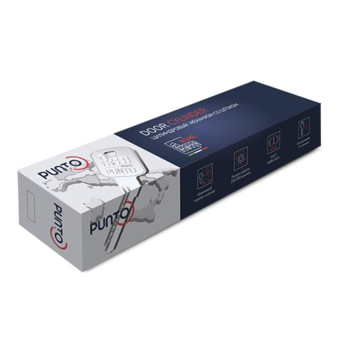 Мех. цилиндр PUNTO 100 (45*10*45) с вертушкой CP хром (48041)