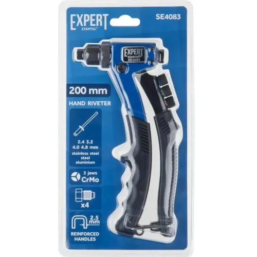 Пистолет д/уст заклёпок STARTUL 2,4-4,8мм (SE4083)