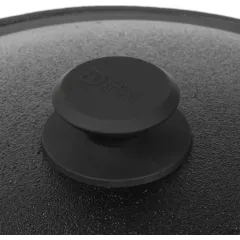 Казан УЗБЕКСКИЙ чугунный с алюминиевой крышкой, дно плоское, 8л Гурман (487479)