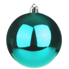 Шар новогодний 12см, голубой (SYQA-0122357)