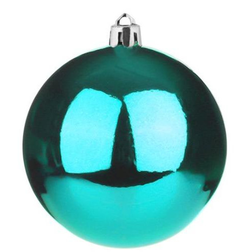 Шар новогодний 12см, голубой (SYQA-0122357)
