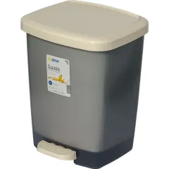 Ведро для мусора DRINA Luxis 16л с педалью (10370)