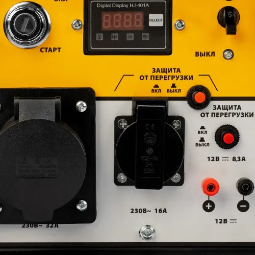 Генератор дизельный DENZEL DES-55E, 5,5 кВт (94414) (*30)