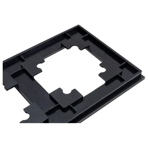 Рамка 2-пост Катрин стекло черный GFR00-7002-05