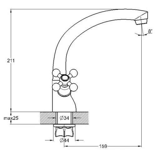 Смеситель для кухни G-LAUF QML4-A827
