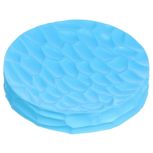 Мыльница пластик, синяя, RE1319CA-SD (453702)