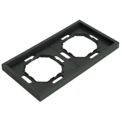 Рамка 2-пост ЭМИЛИ черный PFR00-5002-05