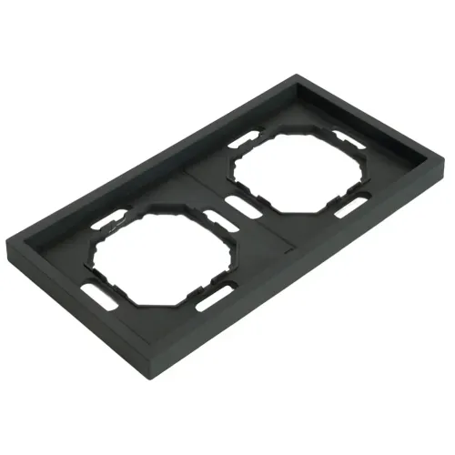 Рамка 2-пост ЭМИЛИ черный PFR00-5002-05