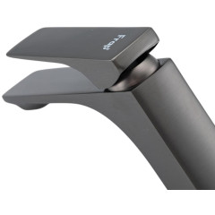 Смеситель для умывальника FRAP F1087-9 оружейная сталь