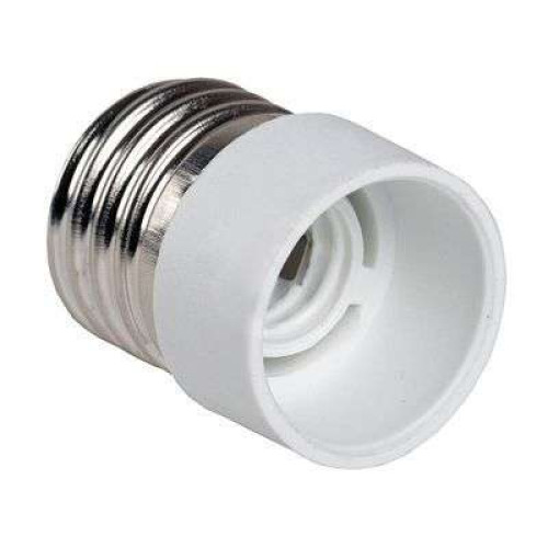 Патрон-переходник E27-->E14 белый пласт. IEK EPR12-01-01-K01 (627097)