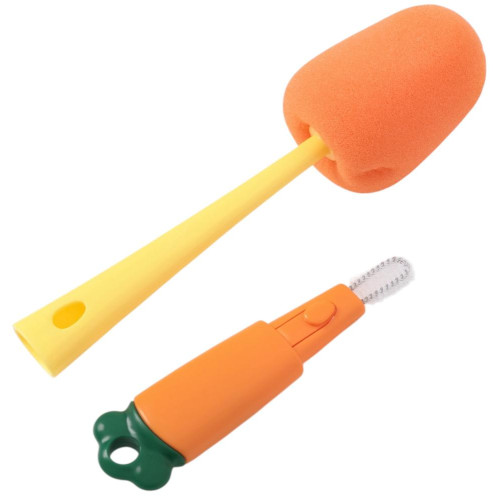 Ёршик-щетка для мытья посуды с 2-мя дополнительными щетками (9791961)