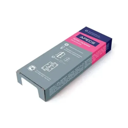 Петля врезная APECS 120*80-B-Steel-BLM-L черный (19102)