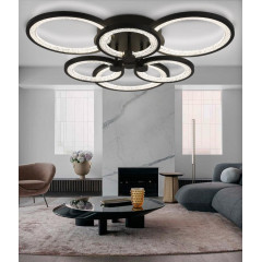 Светильник AMBRELLA FA4092/3+3 BK 100W 3000-6400K черный