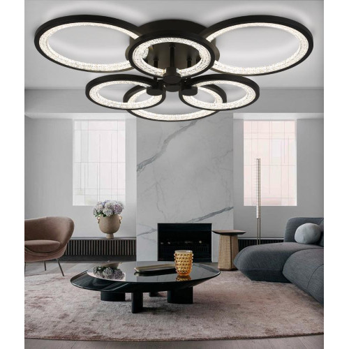 Светильник AMBRELLA FA4092/3+3 BK 100W 3000-6400K черный