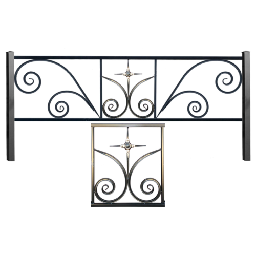 Ограда Лира с крестом (1,5м/п)