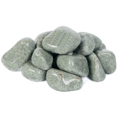 Камни Жадеит крупный 20кг(ведро) шлифованный