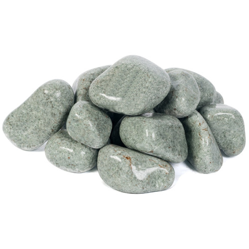 Камни Жадеит крупный 20кг(ведро) шлифованный