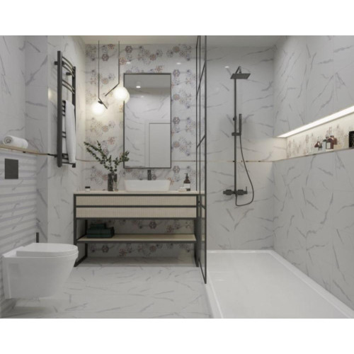 Плитка облицовочная 300*600*8,5 Киана Декор 2 Полоса (TP3670H2) (в уп. 1,8 м2) Ректификат