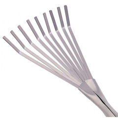 Грабли веерные PALISAD пластиковая ручка 9 зубьев 130х420 мм (63007)